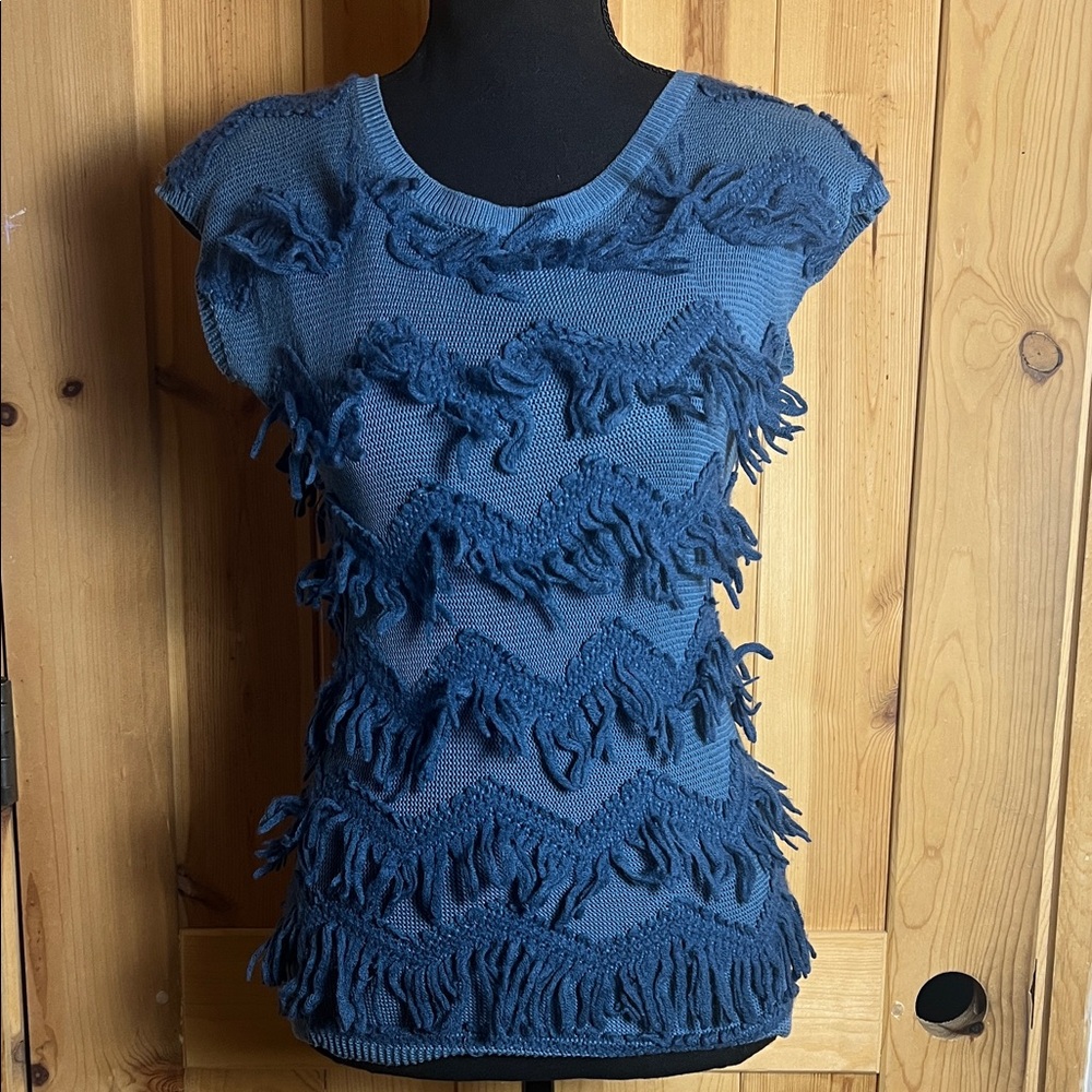ANTHROPOLOGIE x Yellow Bird Chevron Fringe Top
